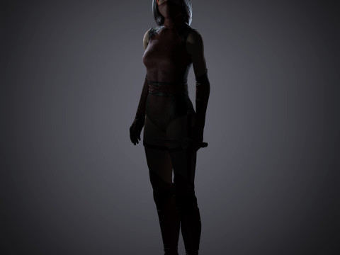 Skarlet Character Modello 3D