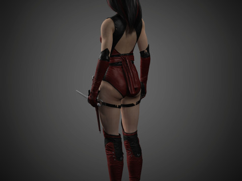 Skarlet Character Modello 3D