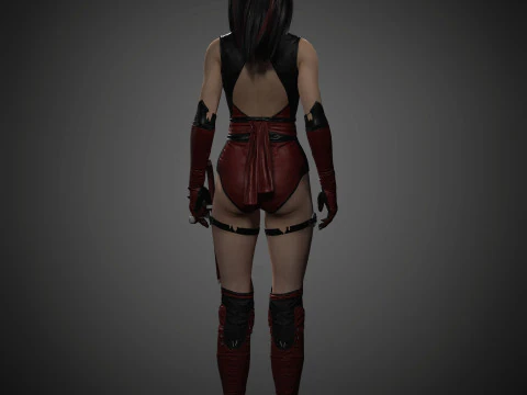 Skarlet Character 3D Model