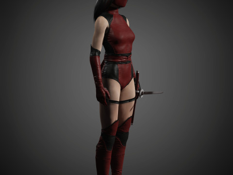 Skarlet Character Modello 3D