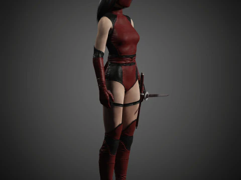 Skarlet Character 3D Model