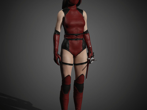 Skarlet Character Modello 3D