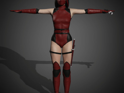 Skarlet Character Modello 3D