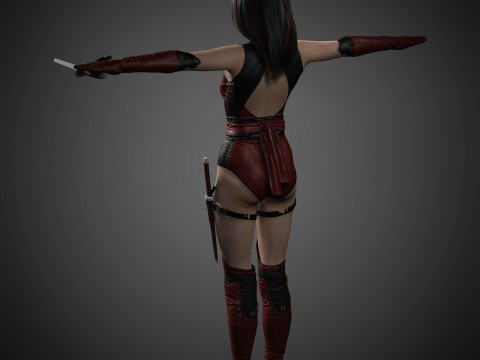 Skarlet Character Modello 3D