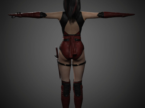 Skarlet Character Modello 3D