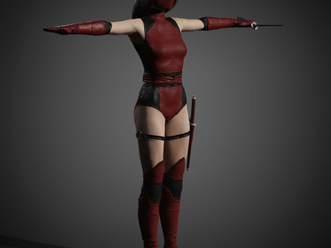 Skarlet Character Modello 3D