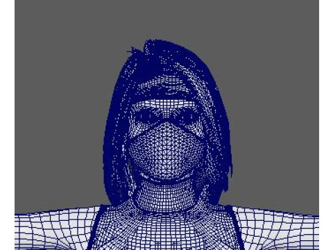 Skarlet Character 3D Model
