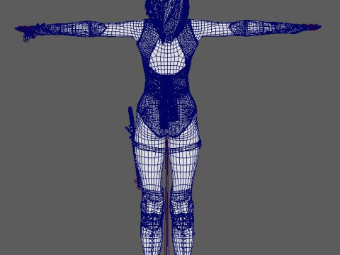 Skarlet Character Modello 3D
