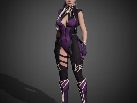 Sindal Character 3D Model