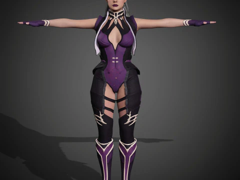 Sindal Character 3D Model