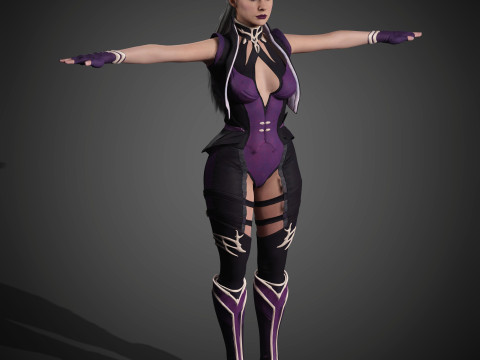 Sindal Character 3D 模型
