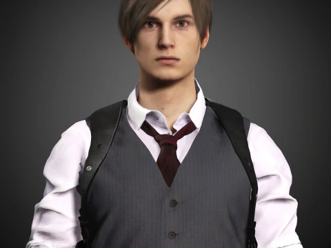 Leon Kennedy Character 3D Model
