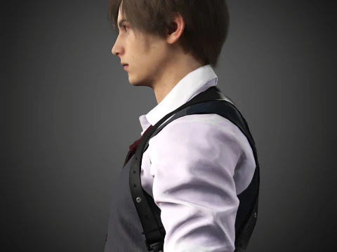Leon Kennedy Character 3D Model