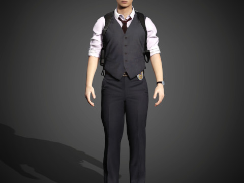 Leon Kennedy Character 3Dモデル