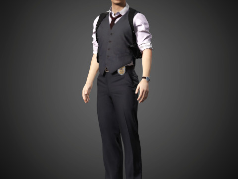Leon Kennedy Character 3Dモデル