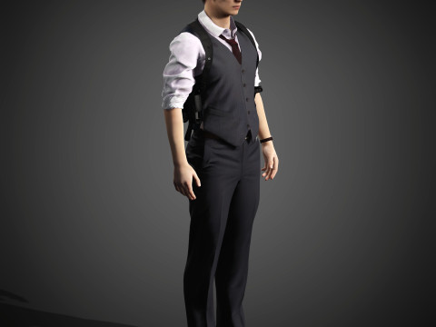 Leon Kennedy Character 3Dモデル