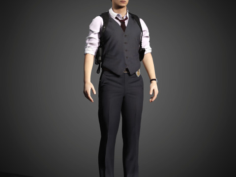 Leon Kennedy Character 3Dモデル
