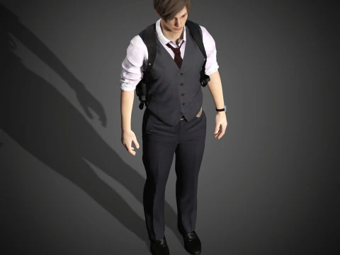 Leon Kennedy Character 3D Model