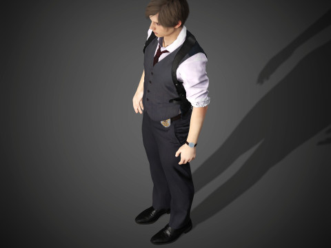 Leon Kennedy Character 3Dモデル