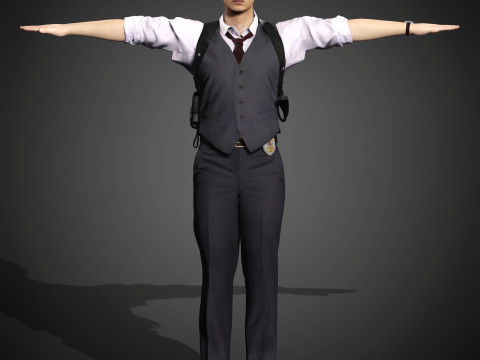 Leon Kennedy Character 3Dモデル