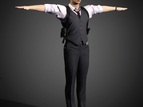 Leon Kennedy Character 3Dモデル