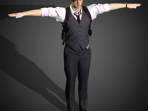 Leon Kennedy Character 3Dモデル