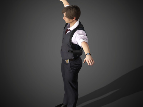 Leon Kennedy Character 3Dモデル