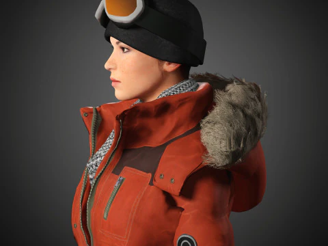 Lara Croft Character 3D Model