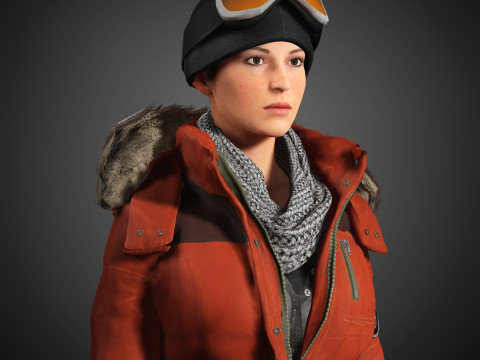 Lara Croft Character Modèle 3D