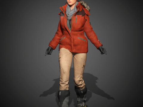 Lara Croft Character Modèle 3D
