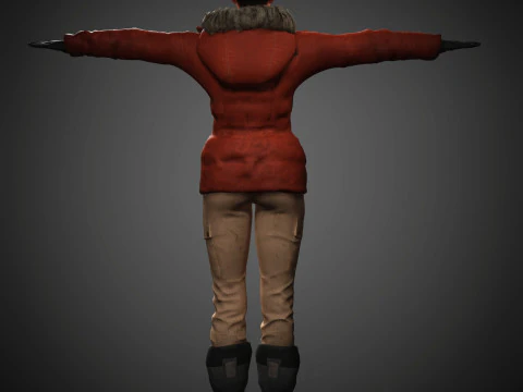 Lara Croft Character 3D Model