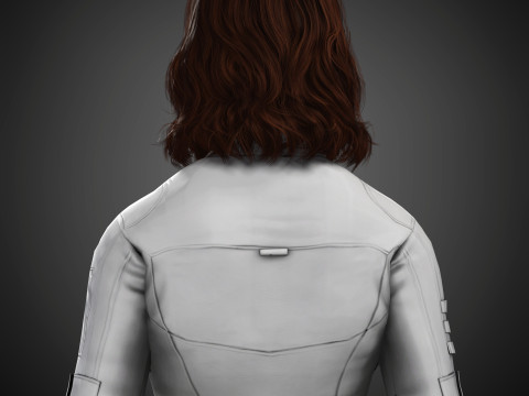 Black Widow Character Modelo 3D
