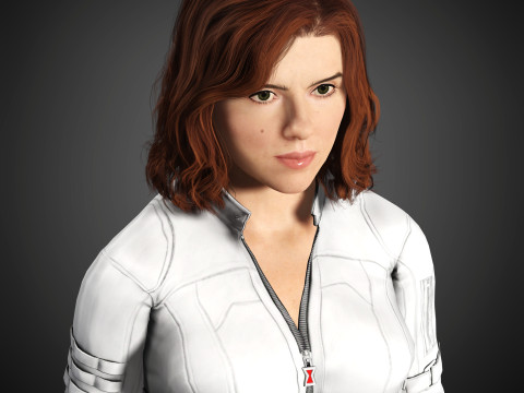 Black Widow Character Modelo 3D
