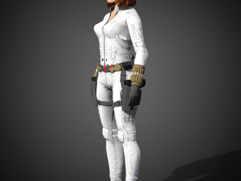 Black Widow Character Modelo 3D