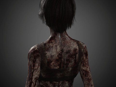 Zombie Character 3D Model