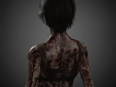 Zombie Character 3D Model
