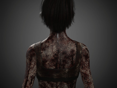 Zombie Character 3D Model