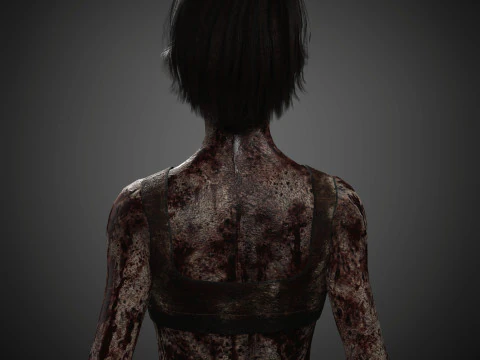 Zombie Character 3D Model
