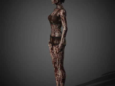 Zombie Character 3D Model