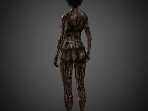 Zombie Character 3D Model