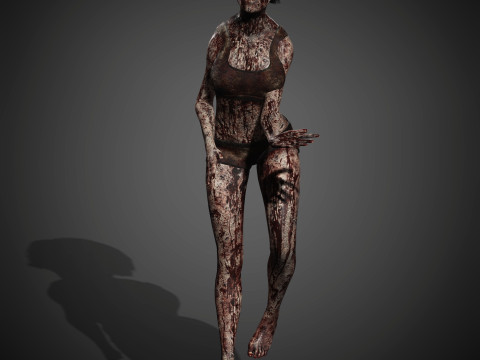 Zombie Character 3D Model