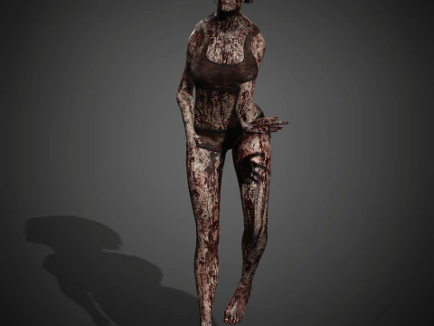 Zombie Character 3D Model