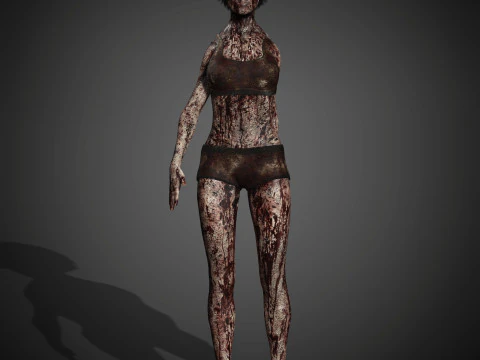Zombie Character 3D Model