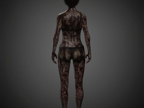 Zombie Character 3D Model