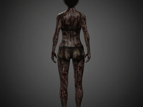 Zombie Character 3D Model