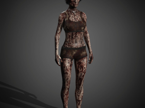Zombie Character 3D Model
