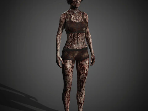Zombie Character 3D Model
