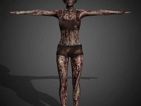 Zombie Character 3D Model