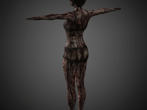 Zombie Character 3D Model