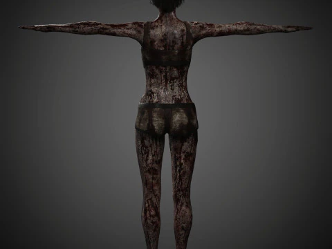 Zombie Character 3D Model